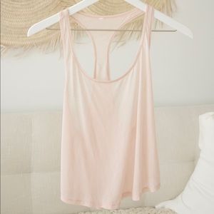 Alo peachy sheer racerback